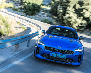 Kia Stinger blue dynamic  (9)